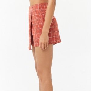 Forever 21 Shorts - NWT Grid Wrap-Front Skort Forever 21 Shorts - NWT Grid Wrap-Front Skort